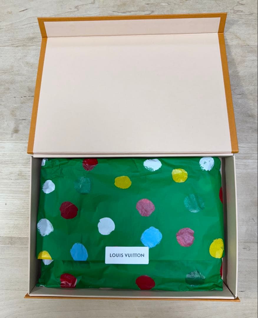 ルイヴィトン×草間彌生 LV × YK ショール・140 パンプキン　新品未使用