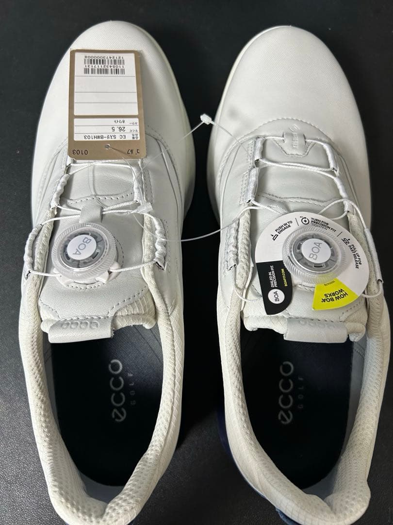 エコーゴルフシューズ　102954 BOA 新品未使用　EU43＝27.5cm