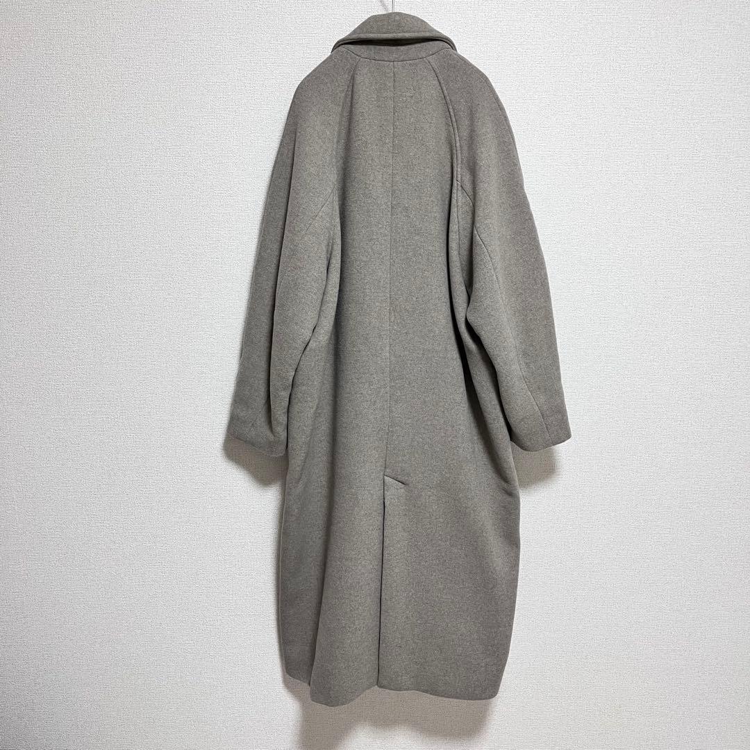 kunkun　　ルーズシルエットチェスターコート　グレー　M ロングコート