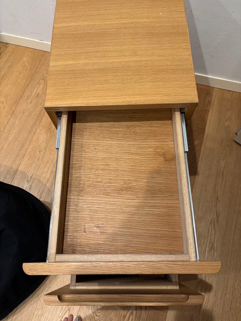 アクタス　ウッドキャビネット 2引き出し