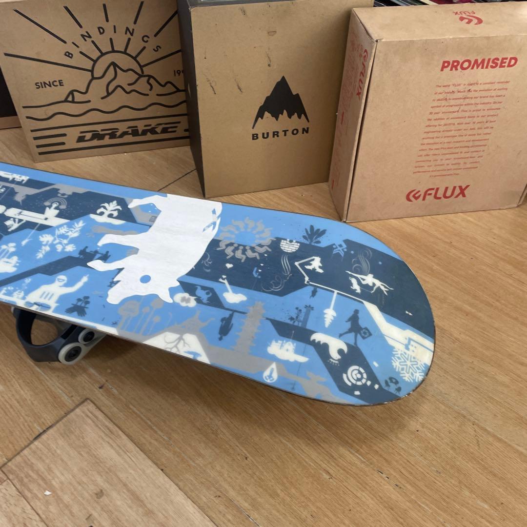 BURTON×SALOMON　バートン　サロモンバイン付き　スノーボードセット