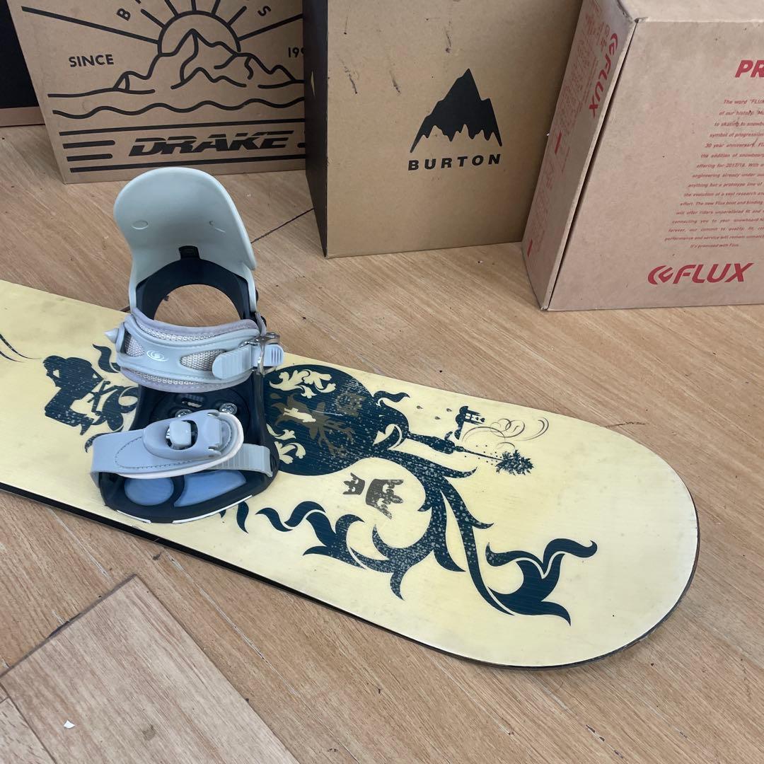 BURTON×SALOMON　バートン　サロモンバイン付き　スノーボードセット