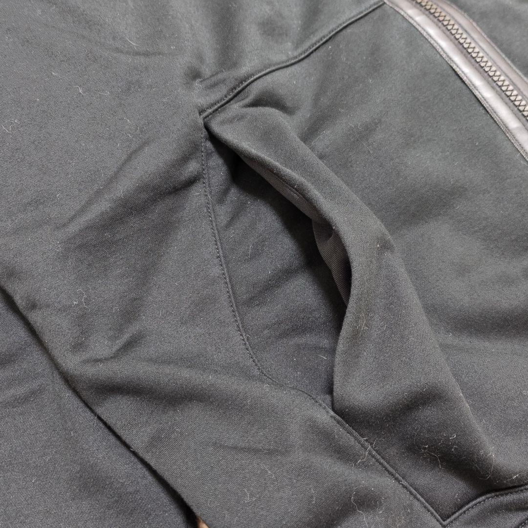 マークアンドロナ　パーカー　フード　フルジップ　スカル　ブラック　メンズ　50