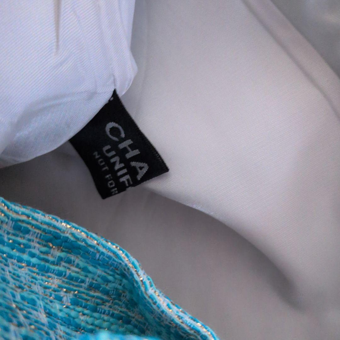 L*n様 CHANEL CCロゴ トートバッグ 青