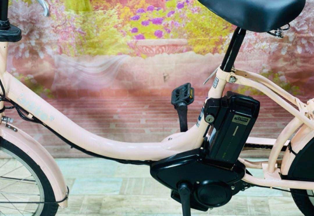 K1960 電動自転車ブリヂストン ビッケ 子供乗せ 20インチ 送料無料