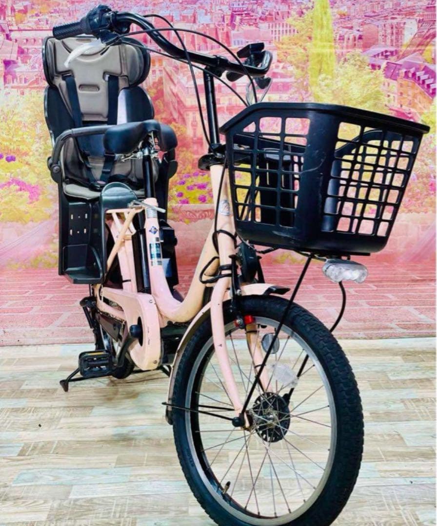 K1960 電動自転車ブリヂストン ビッケ 子供乗せ 20インチ 送料無料