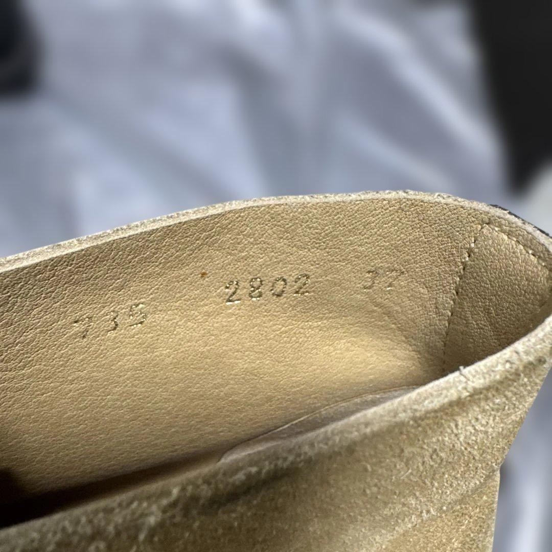 Chanel スエードレースアップブーツ France size 37