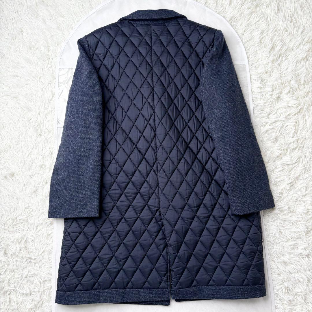 ポールスミス ダウンコート チェスターコート　キルティング 異素材 軽量