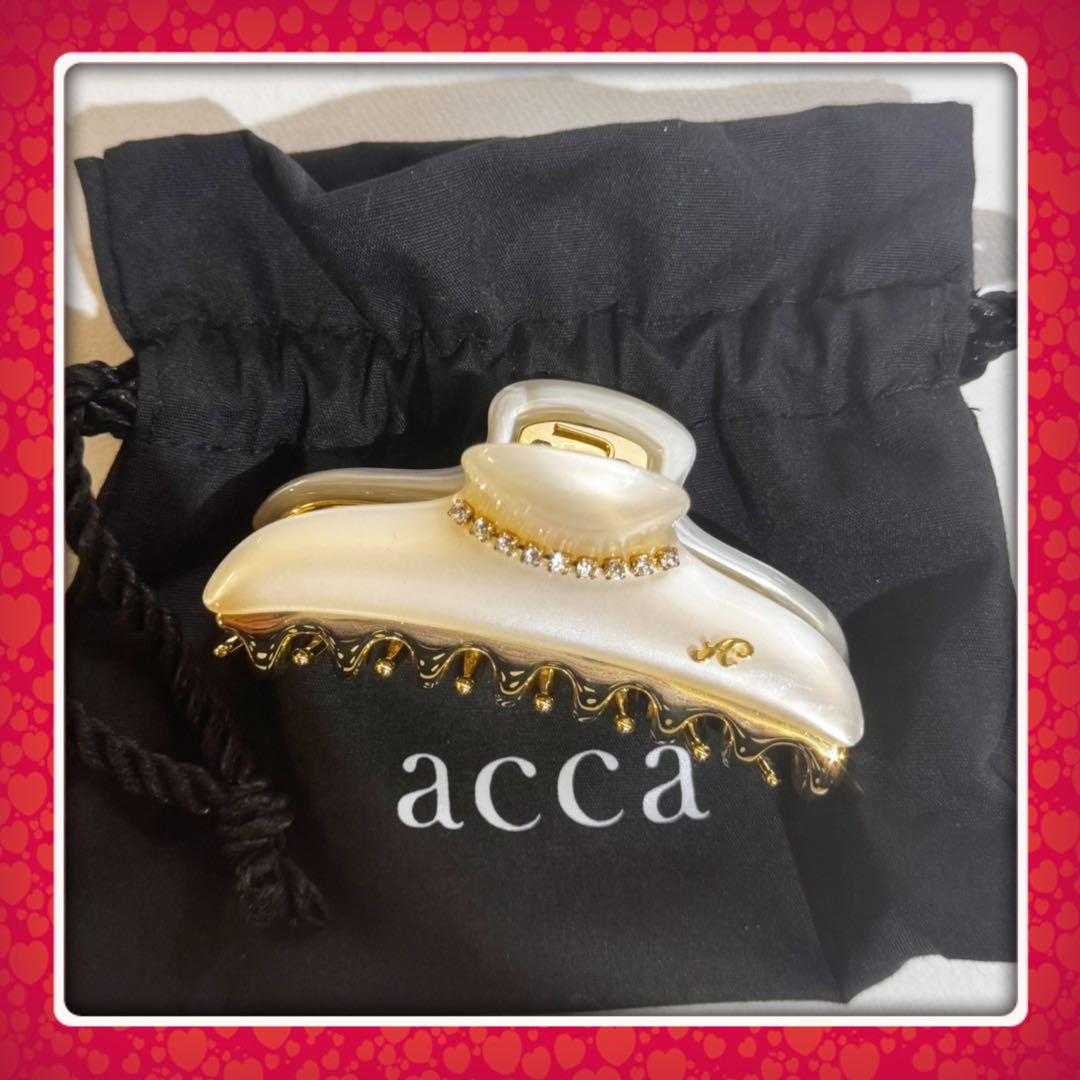 acca アッカ ヘアクリップ ラインストーン 新品未使用品