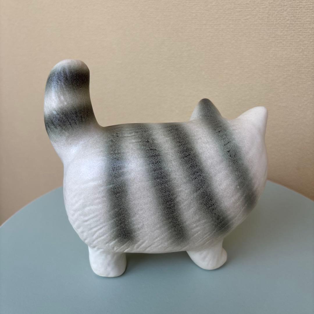 【美品】LISA LARSON リサラーソン Moa モア グレーストライプ