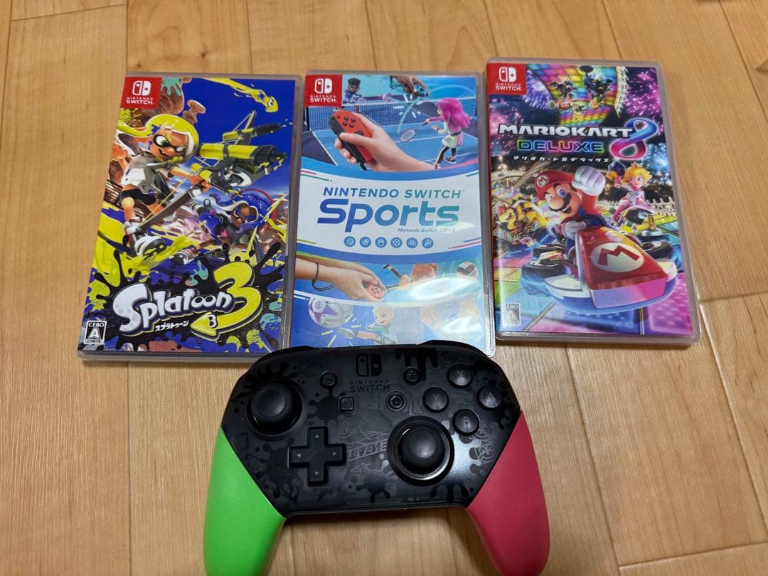 Nintendo Switch Splatoon 2セット＋3カセット+プロコン