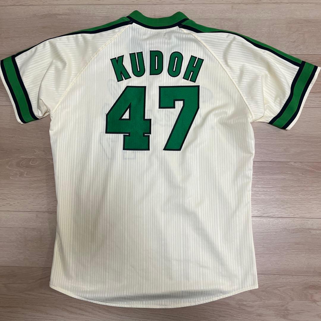 南海ホークス　刺繍ユニフォーム　工藤公康　ミズノ