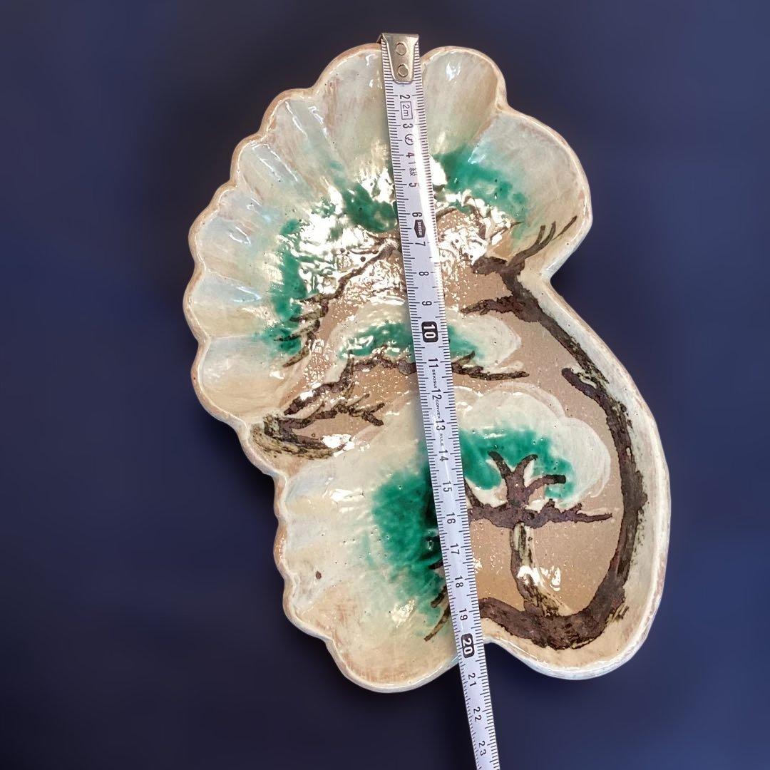 京焼乾山写雪松向付と乾山写菊向付1客ずつ2客　　　新品未使用