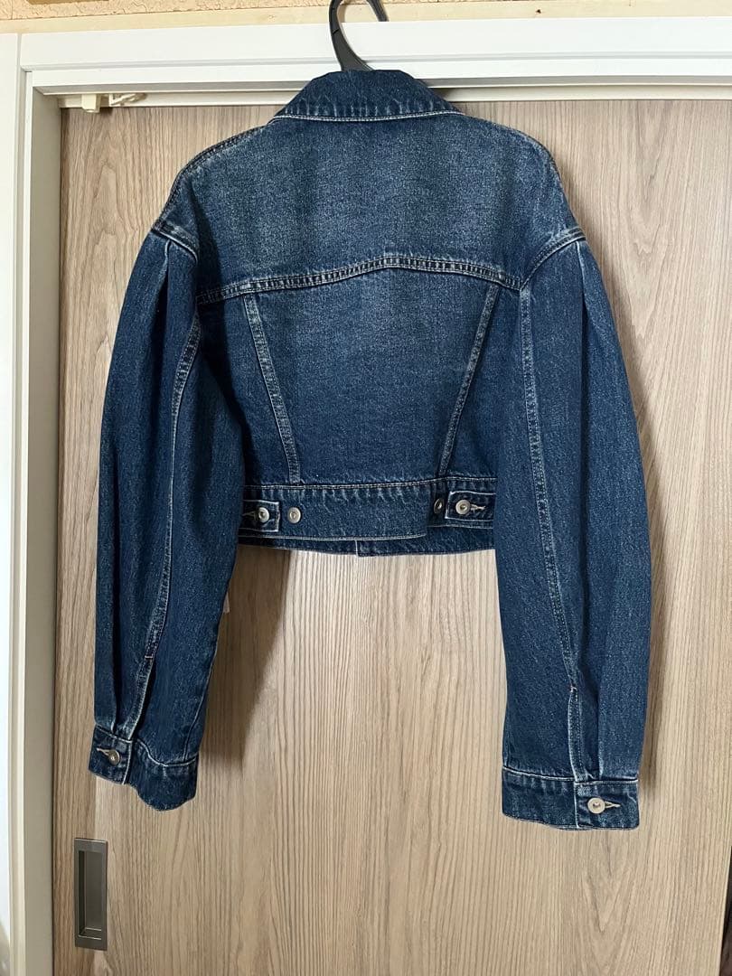 新品タグ付！リリーブラウン★ビジュー付デニムジャケット★gジャンスナイデル