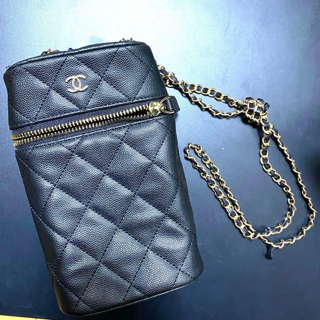 CC COCO CHANEL ブラック レザー ショルダーバッグ
