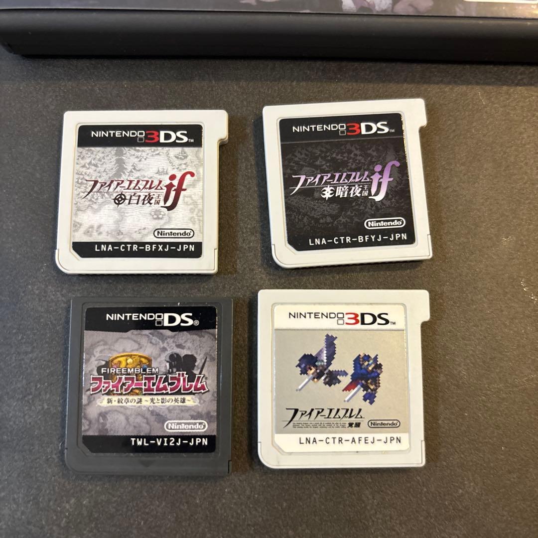 3DS ファイアーエムブレム 覚醒 IF暗夜&白夜 4本セット　カード付