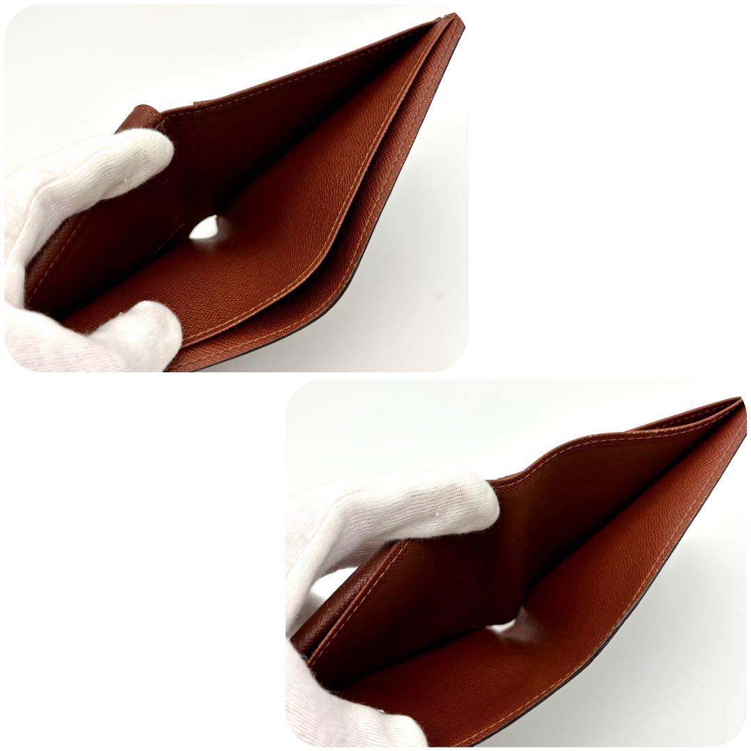 【極上美品】ルイヴィトン モノグラム ポルトフォイユ マルコ 二つ折り財布