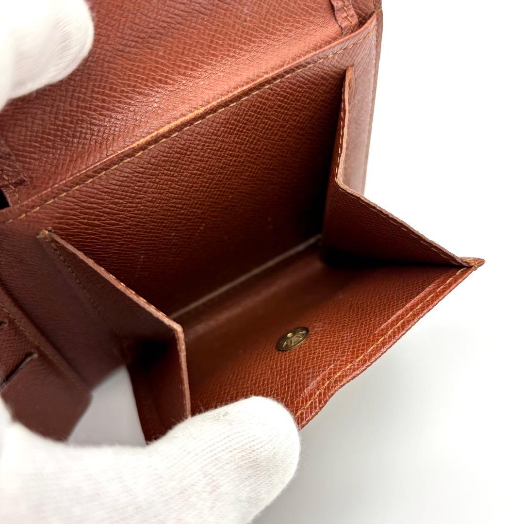 【極上美品】ルイヴィトン モノグラム ポルトフォイユ マルコ 二つ折り財布