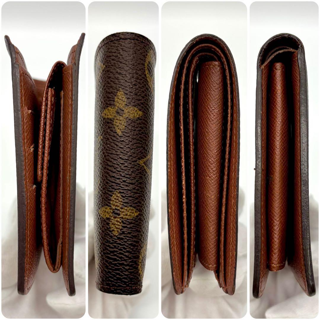 【極上美品】ルイヴィトン モノグラム ポルトフォイユ マルコ 二つ折り財布