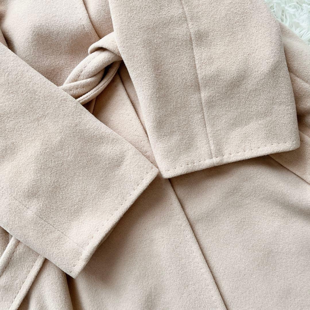 【美品】マックスマーラ ロングベルベットコート アンゴラ混 マニュエラ 銀タグ