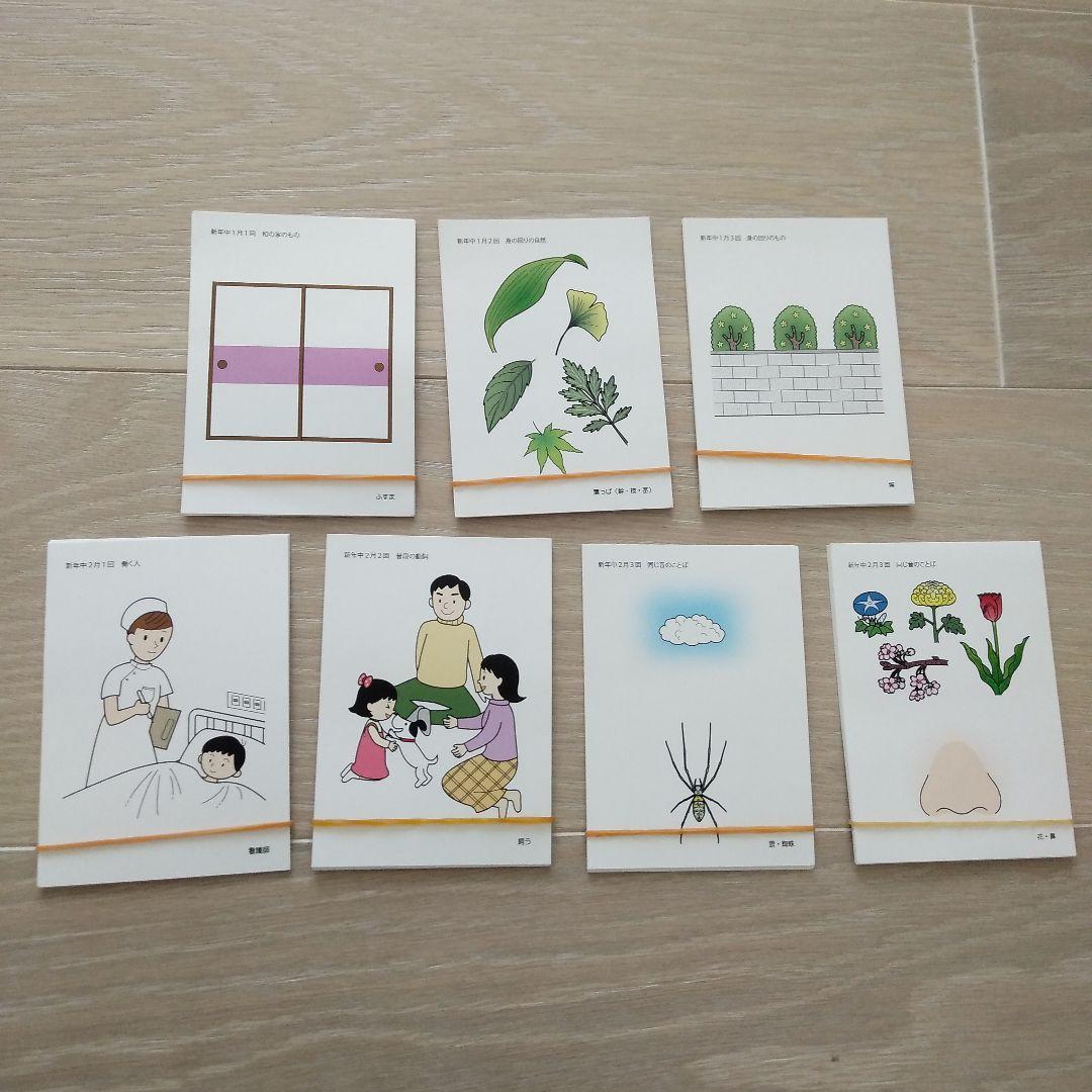 理英会　言語カード　小学校受験 お受験 年少、新年中、年中、年長