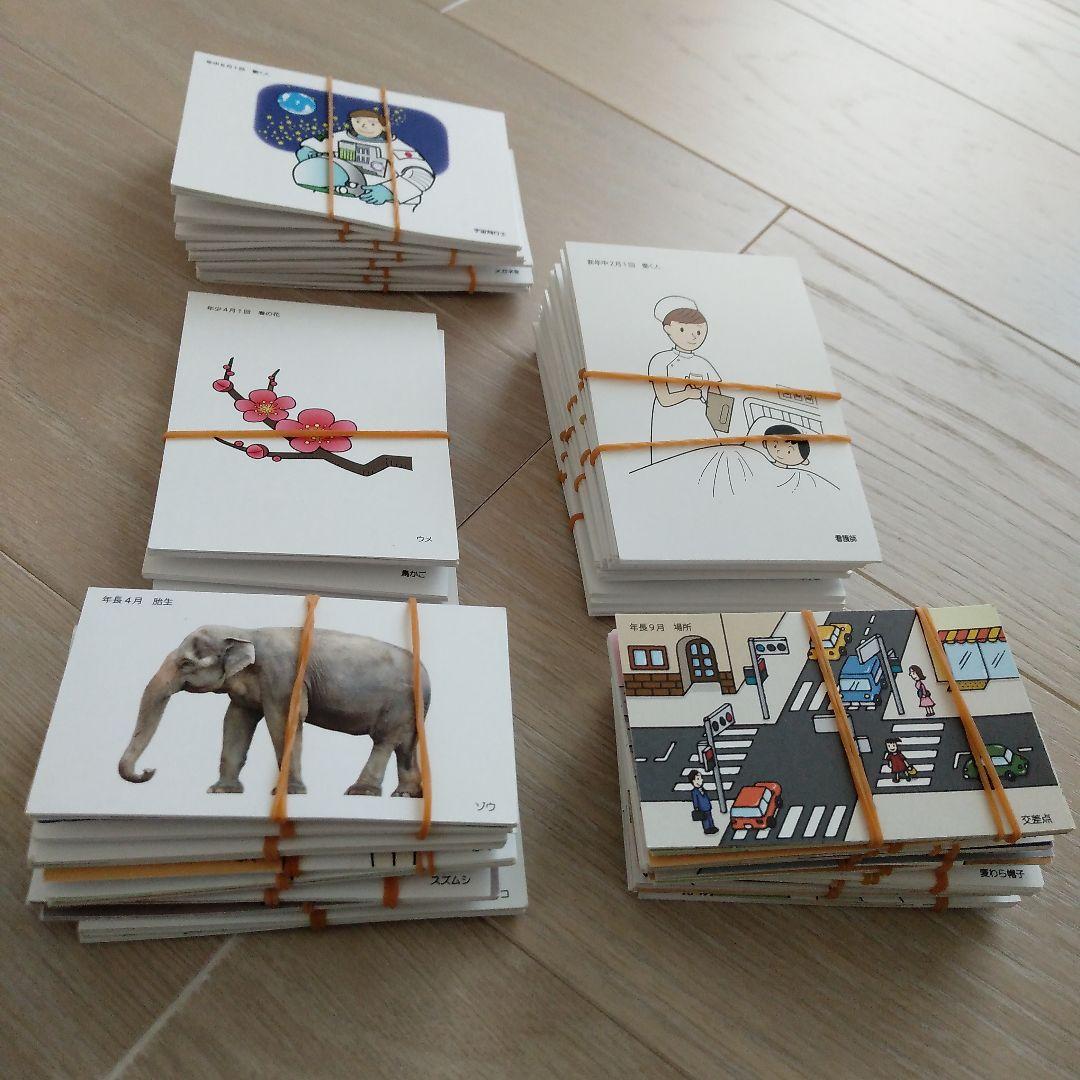 理英会　言語カード　小学校受験 お受験 年少、新年中、年中、年長