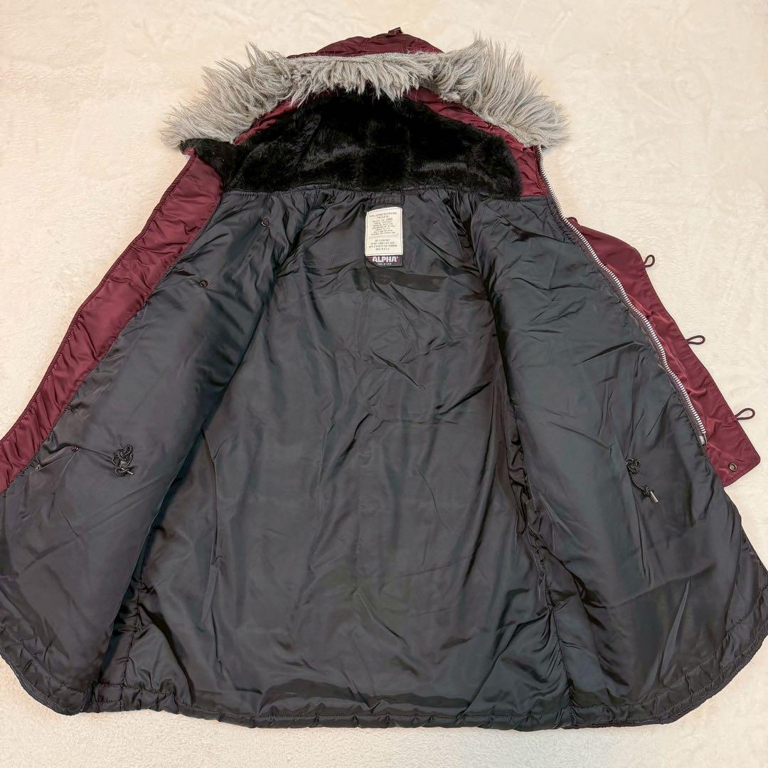 三本タグ 希少色 ALPHA INDUSTRIES N-3B Ｌサイズ USA製