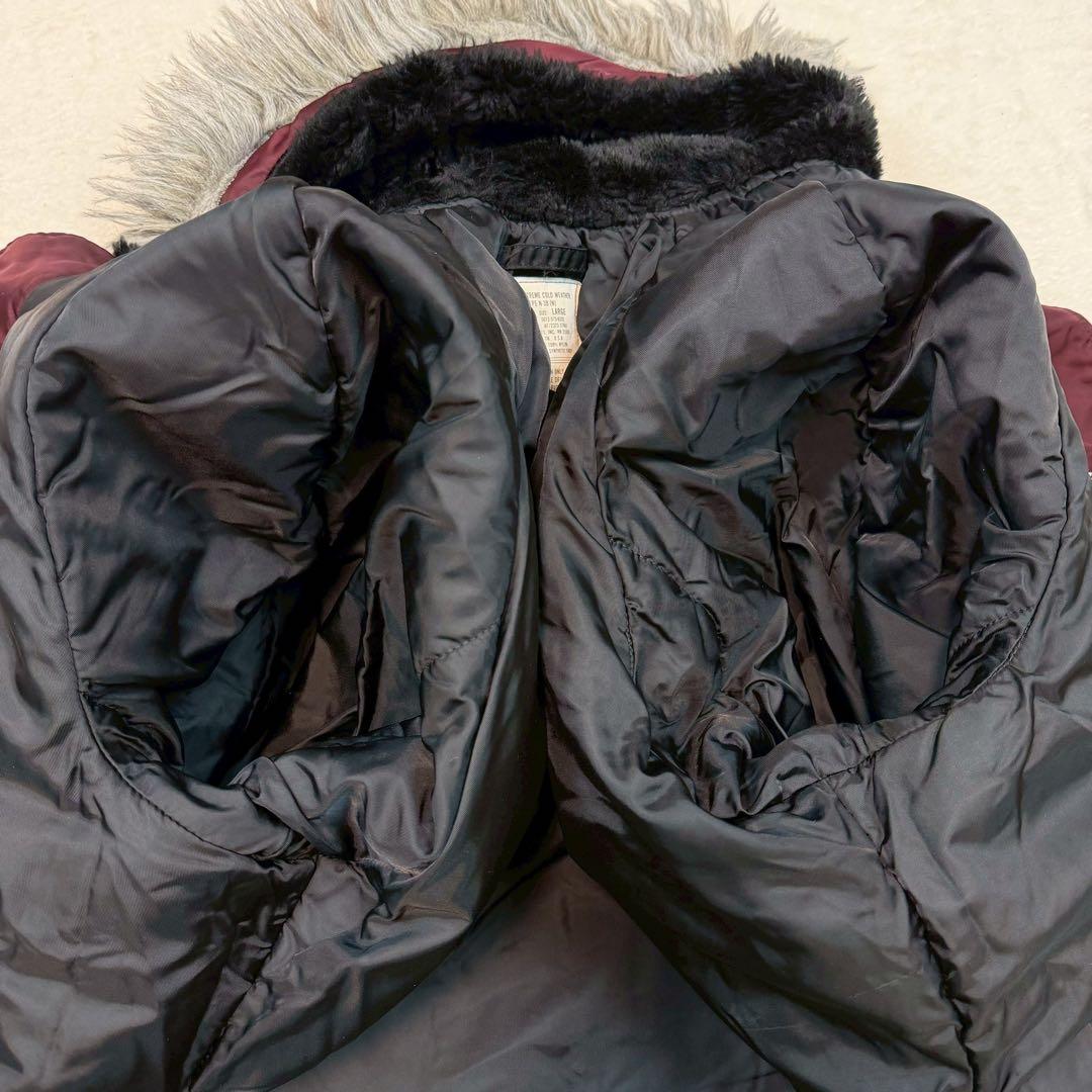 三本タグ 希少色 ALPHA INDUSTRIES N-3B Ｌサイズ USA製