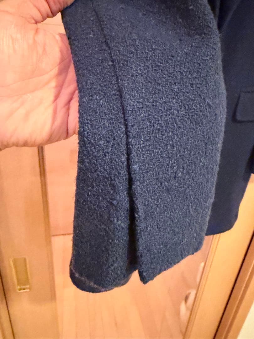 RING JACKET ネイビー チェスターコート