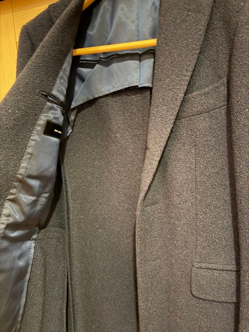 RING JACKET ネイビー チェスターコート