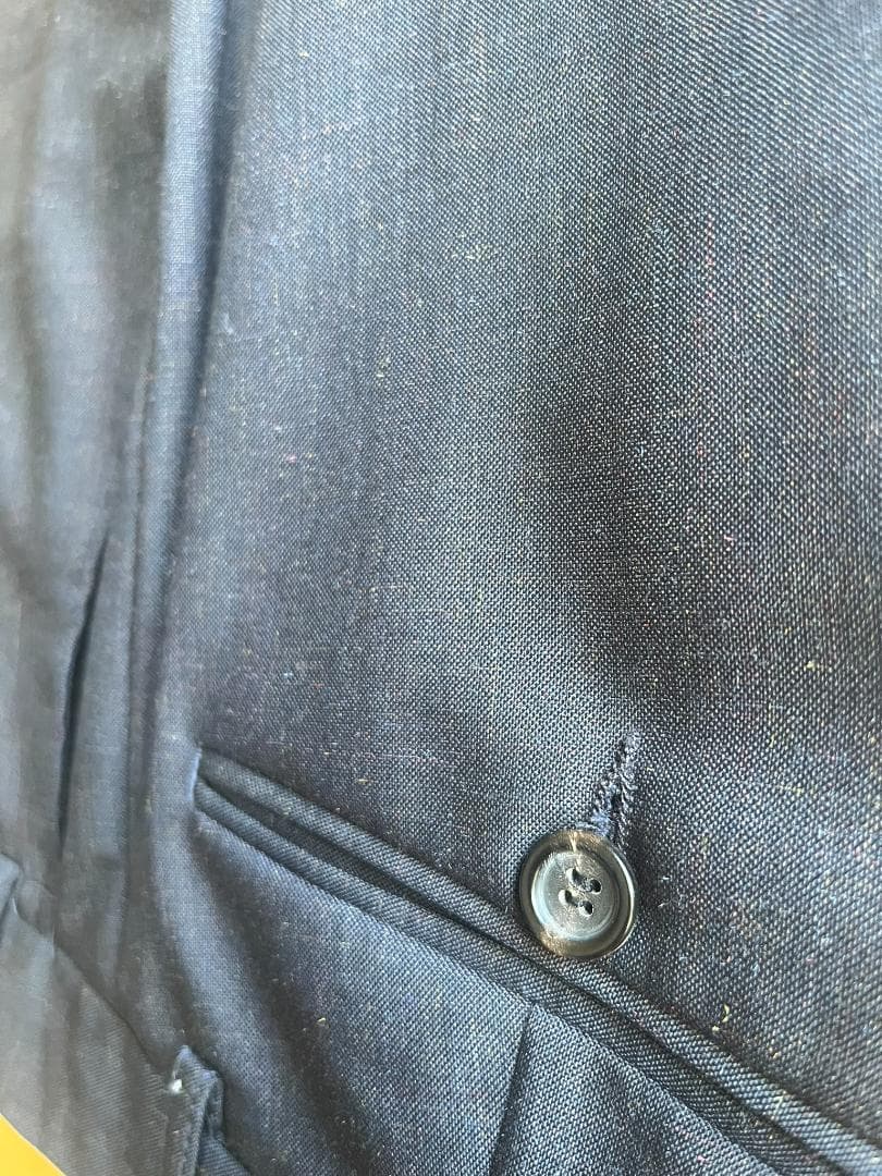 OUR LEGACY NAVY×RAINBOW モヘア混ウール スーツ 46