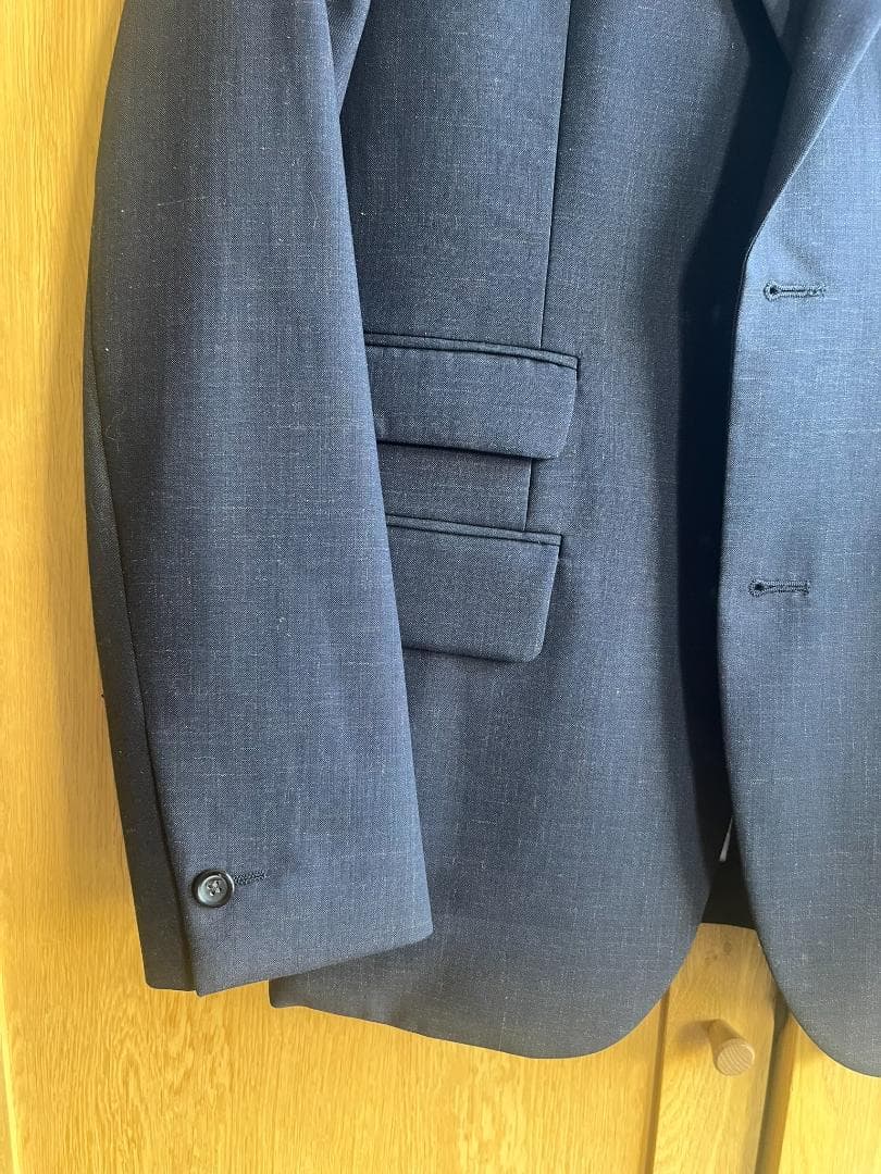 OUR LEGACY NAVY×RAINBOW モヘア混ウール スーツ 46