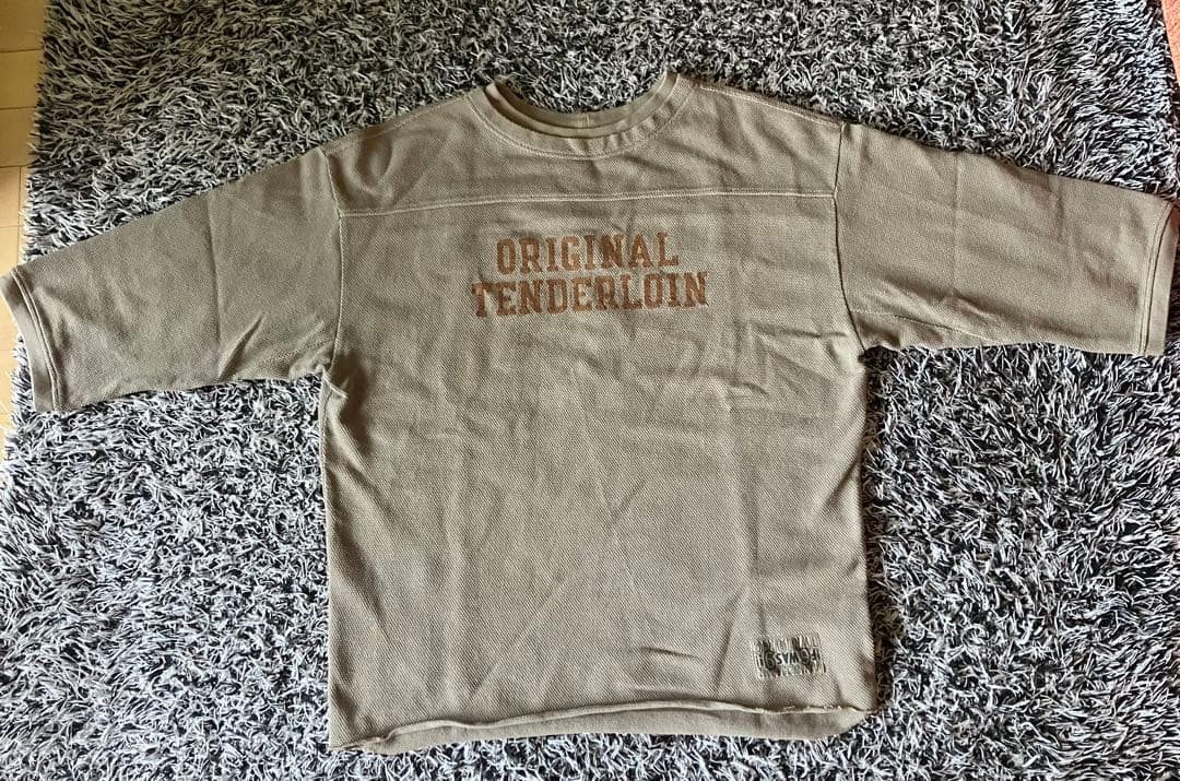 TENDERLOIN 七分袖カットソー モスグリーン　L atlast rats