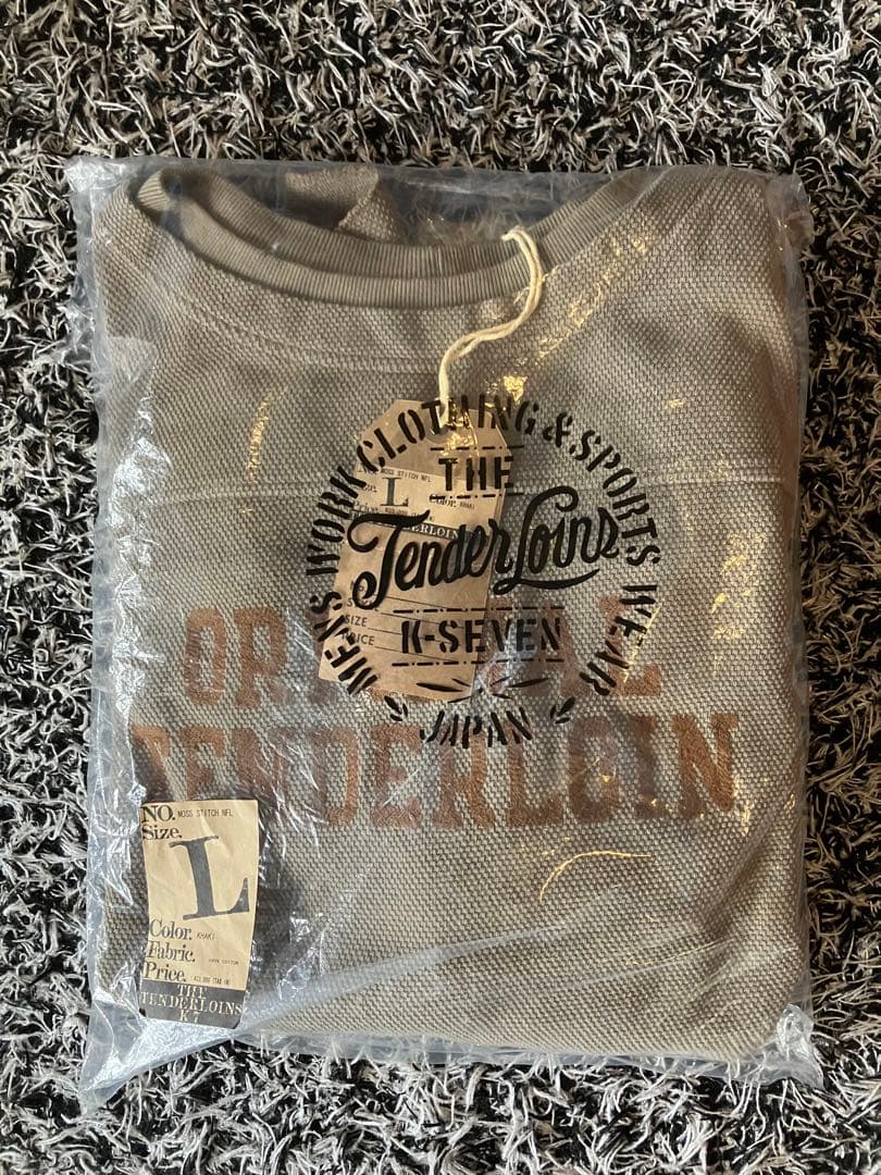 TENDERLOIN 七分袖カットソー モスグリーン　L atlast rats