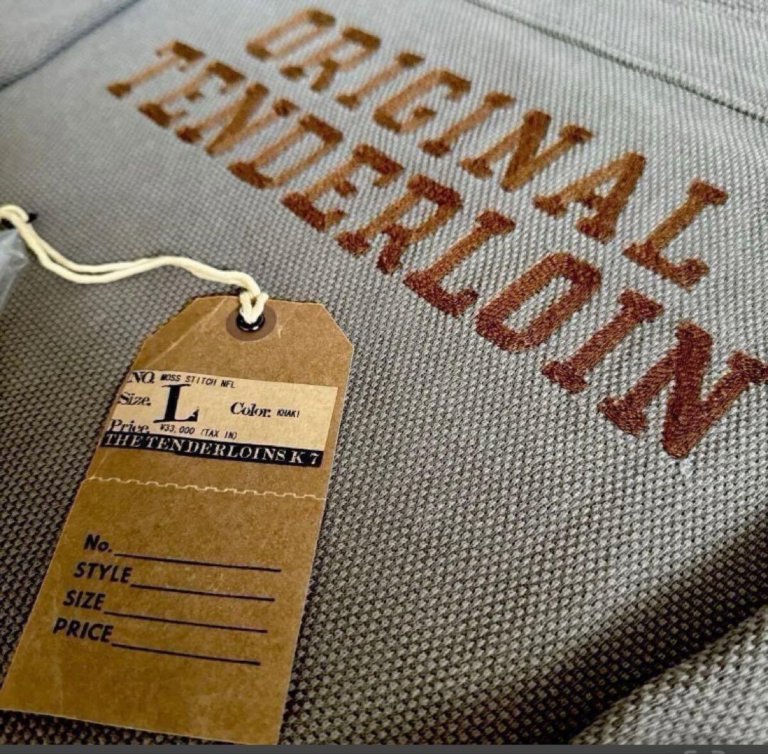 TENDERLOIN 七分袖カットソー モスグリーン　L atlast rats