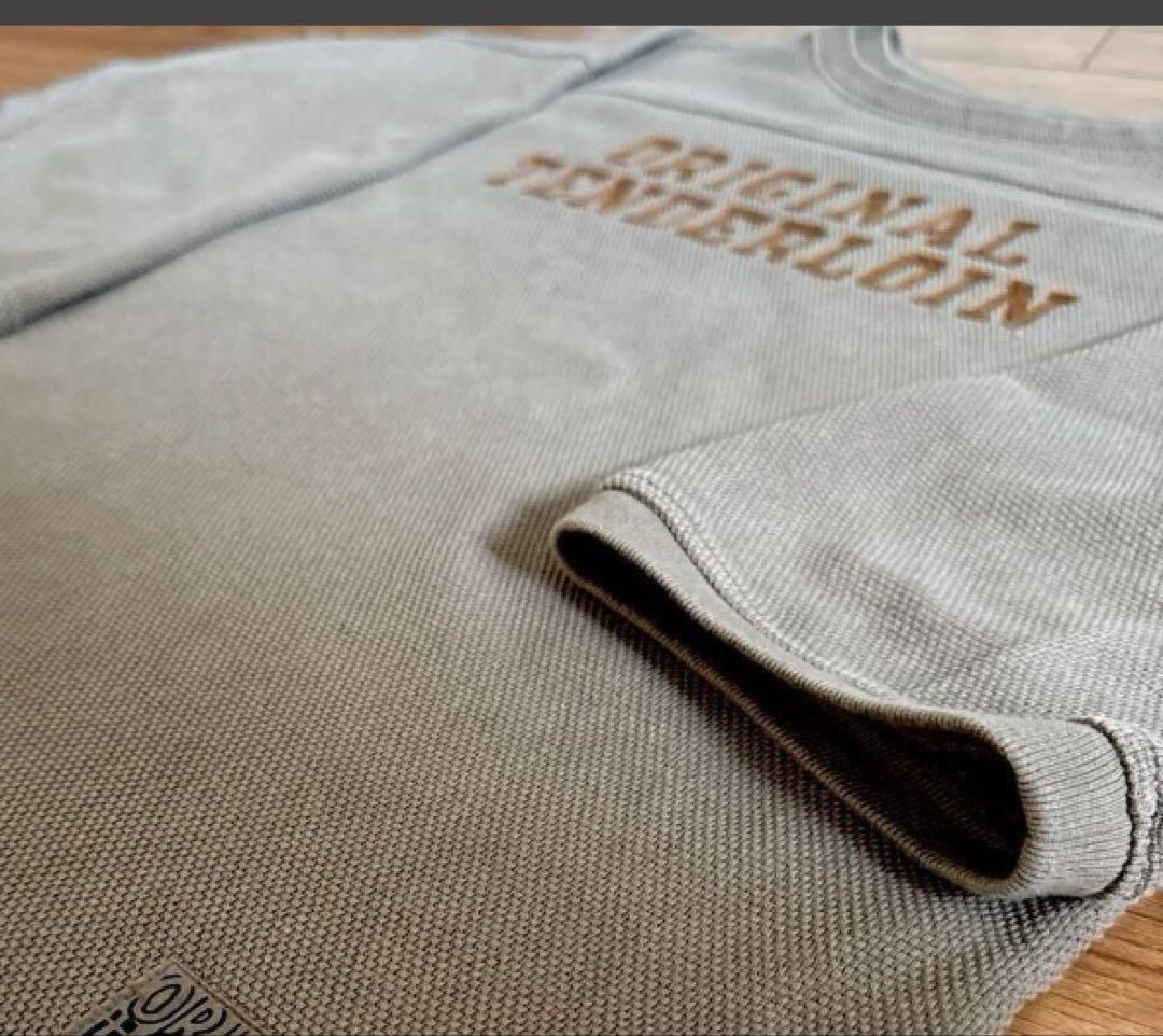 TENDERLOIN 七分袖カットソー モスグリーン　L atlast rats