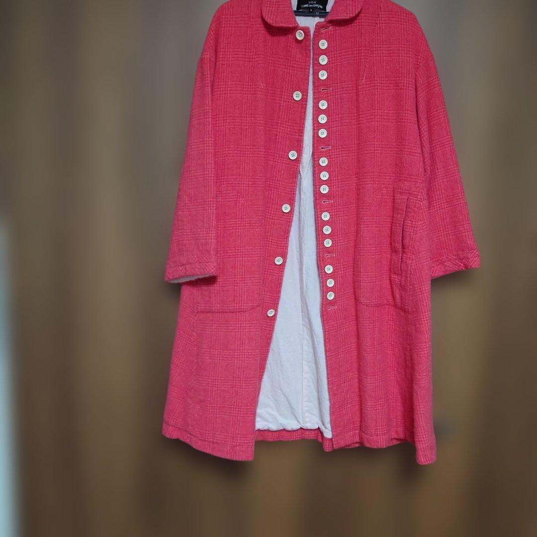 tricot COMME des GARCOND チェックコート