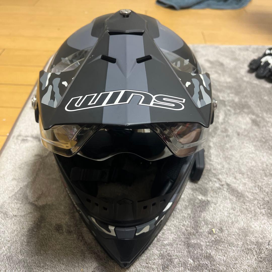 WINS X-ROAD ハイブリッドヘルメット DVS ダブルバイザーXL