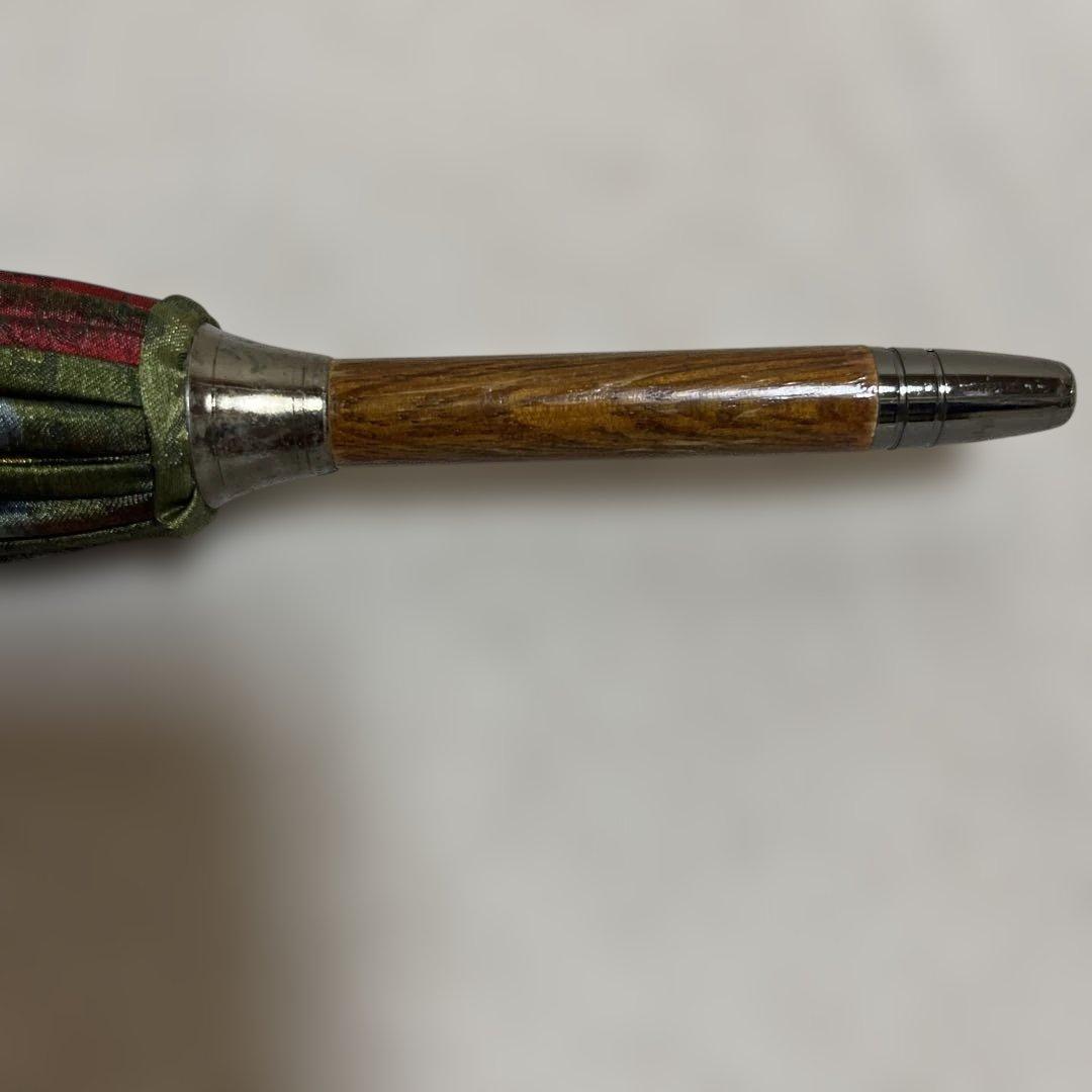 長傘　高級美術洋傘　モンブランヤマグチ 馬車柄 　ジャガードほぐし織