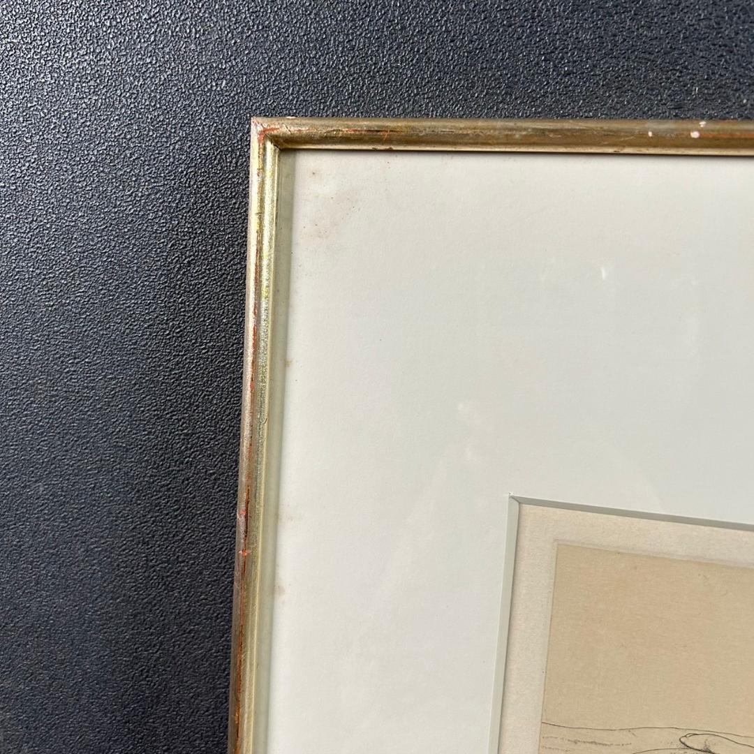 山本六三「女友達III」エッチング 銅版画 直筆サイン 1979年 限定50部