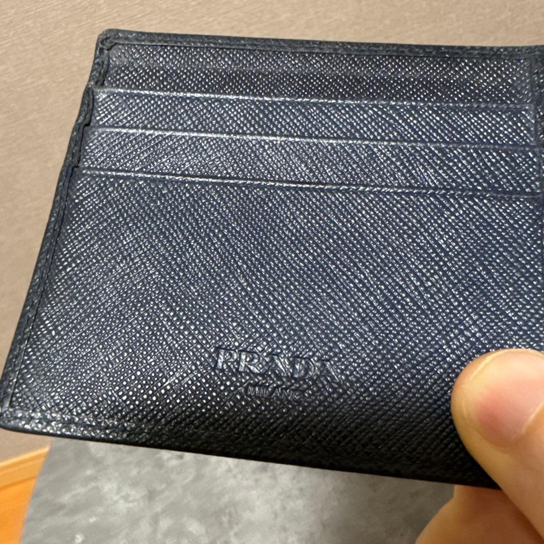 PRADA レザー マネークリップ 6スロット