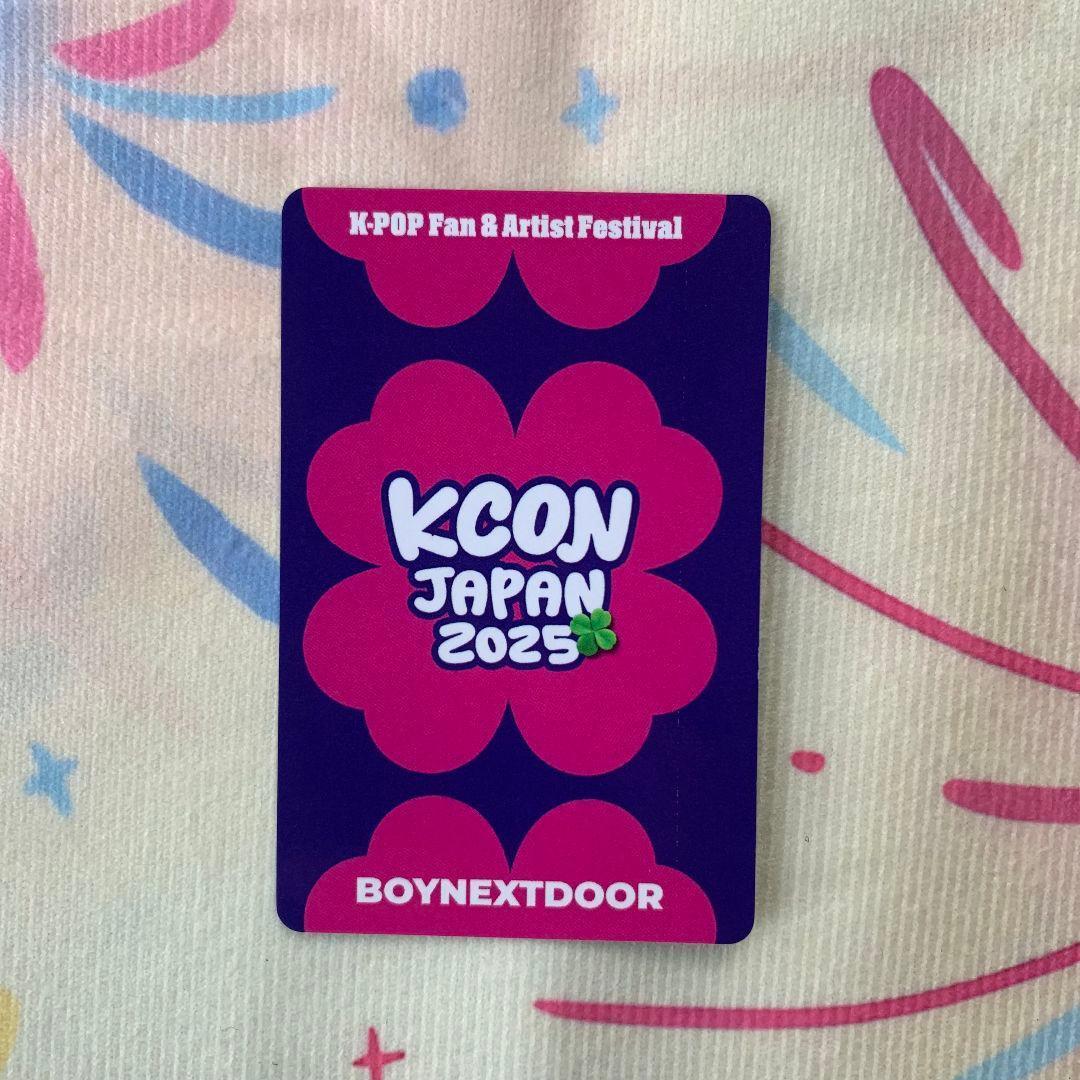 BOYNEXTDOOR オンラインくじ JAPAN ジェヒョン KCON トレカ