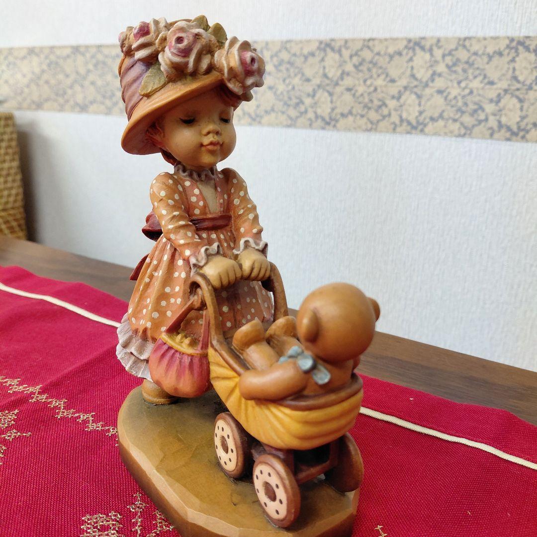 アンリ人形　サラケイ　木彫り人形　イタリア　アンティーク