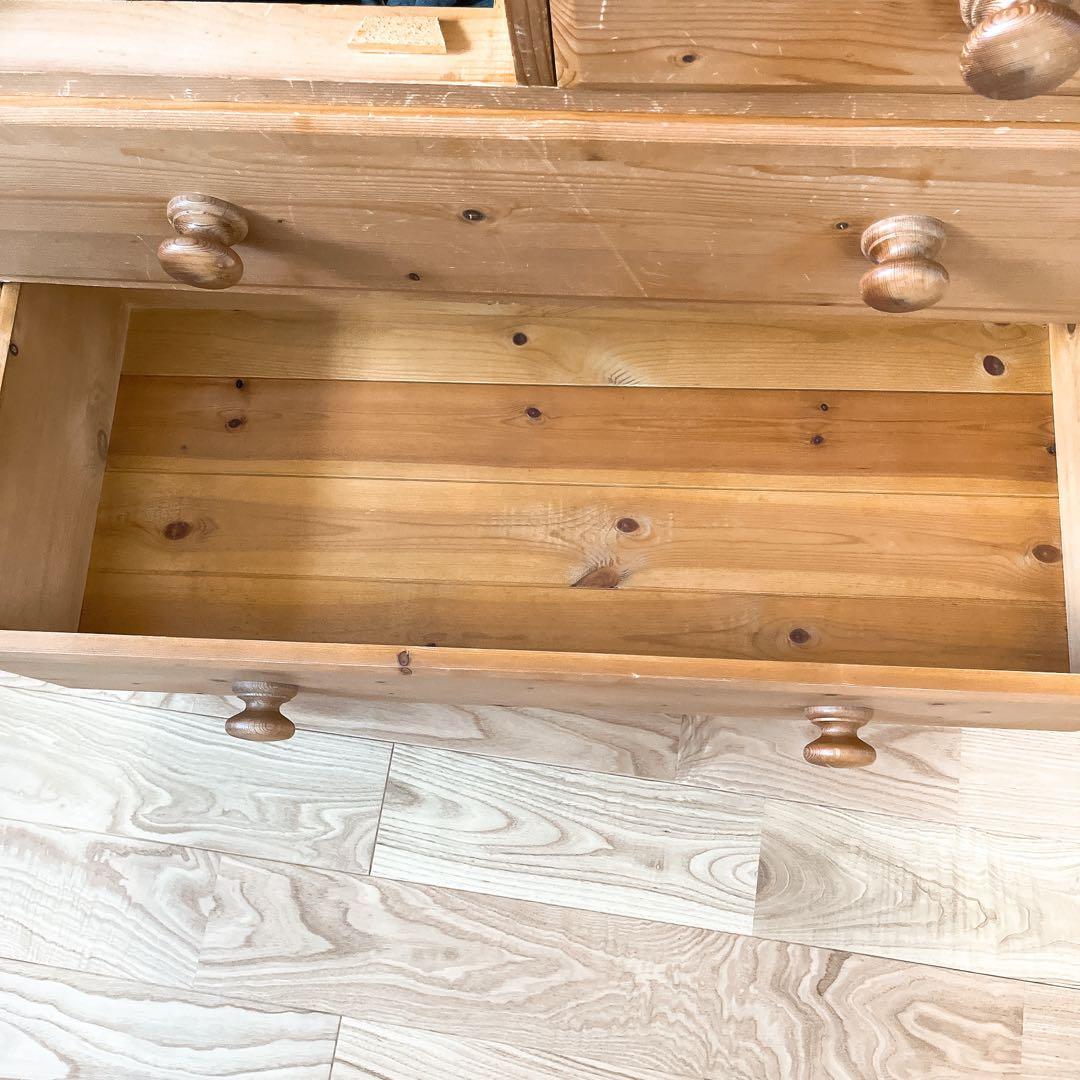 パイン材　引き出し　タンス　古道具　収納　チェスト