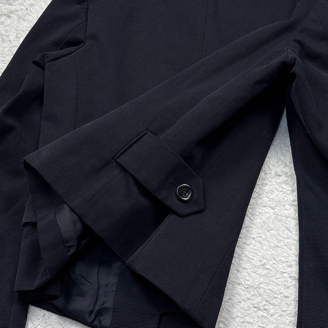 ドリスヴァンノッテン　ダブルボタンショートジャケット　ネイビー