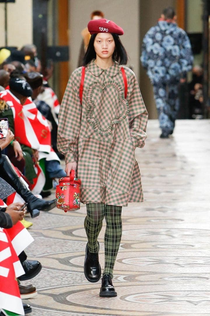 kenzo ケンゾー nigo 22aw エッフェル塔刺繍ベレー帽