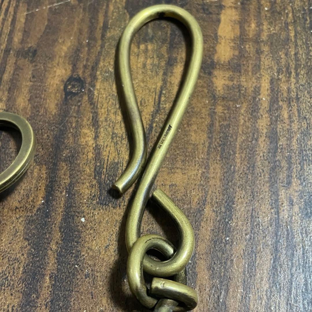 【激レア】ウォレットチェーン ビンテージ　ATTACHMENT初期モデル 真鍮