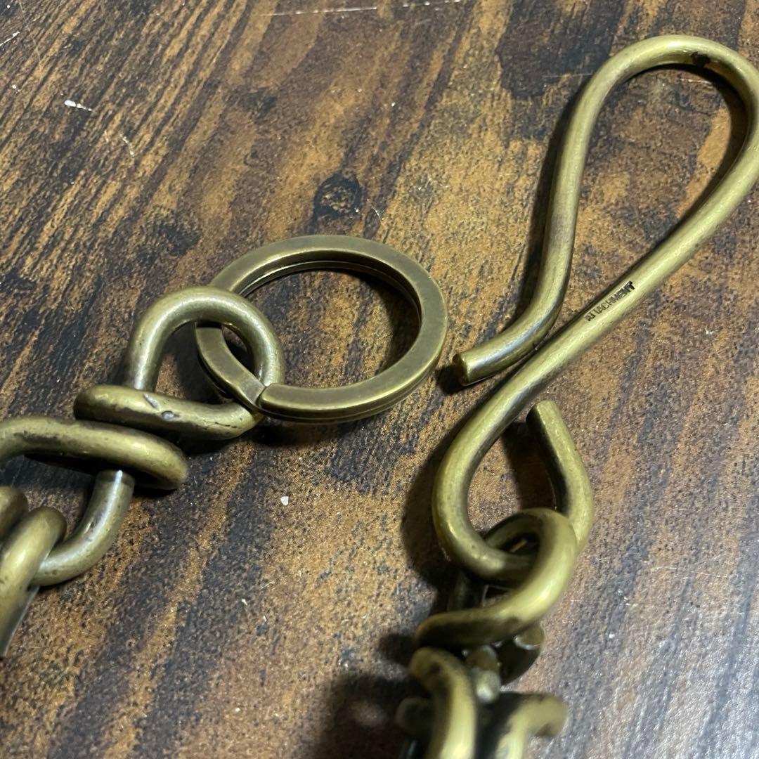 【激レア】ウォレットチェーン ビンテージ　ATTACHMENT初期モデル 真鍮