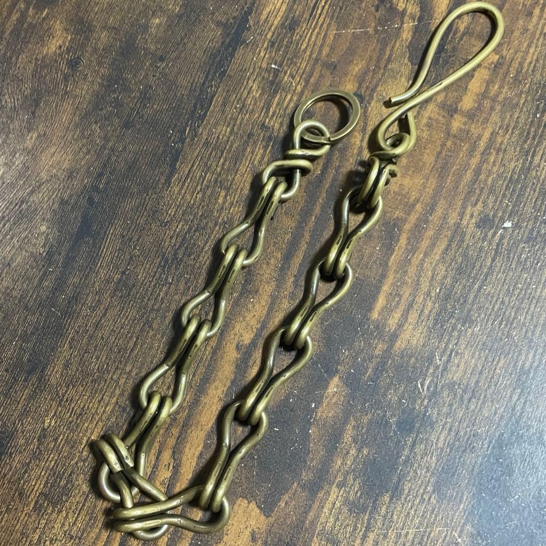 【激レア】ウォレットチェーン ビンテージ　ATTACHMENT初期モデル 真鍮