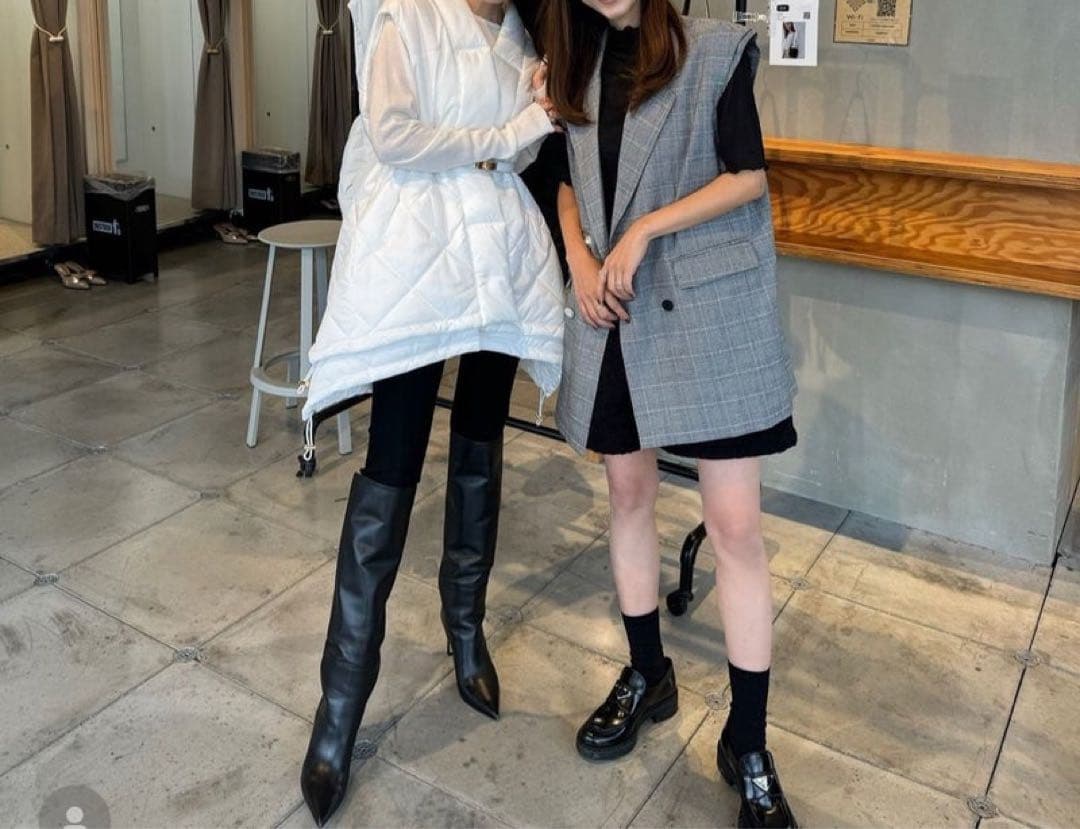 新品タグ付き☆maison de Dolce.キルティングベスト ドルチェ